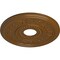Ekena Millwork Genevieve Ceiling Medallion (Fits Canopies up to 3 1/2"), 16 1/8"OD x 3 1/2"ID x 7/8"P, Smokey Topaz CM16GNSTF - alternate 3